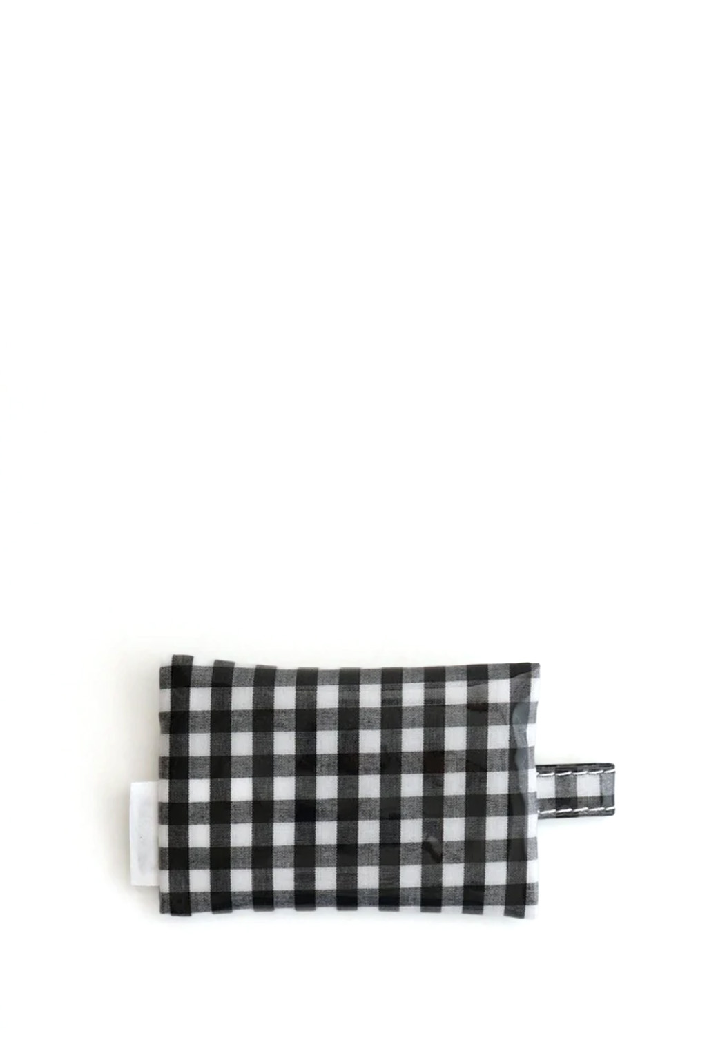 Tembea - Flat Pouch Mini - Gingham Black