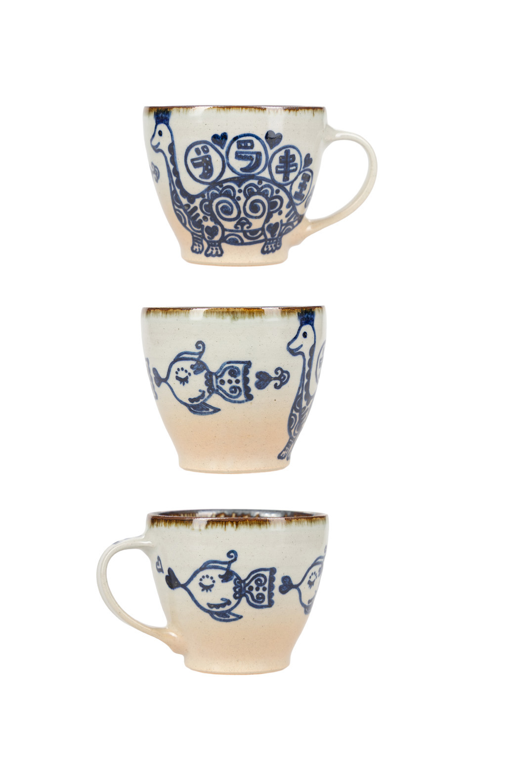 The Art of Japanese Ceramics - Ikuko - Brachiosaurus Ceramic Mug - Large