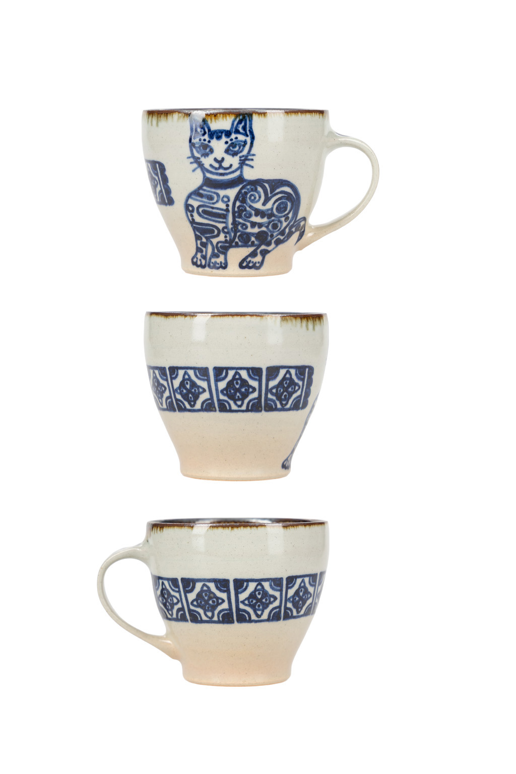 The Art of Japanese Ceramics - Ikuko - Cat Ceramic Mug - Large