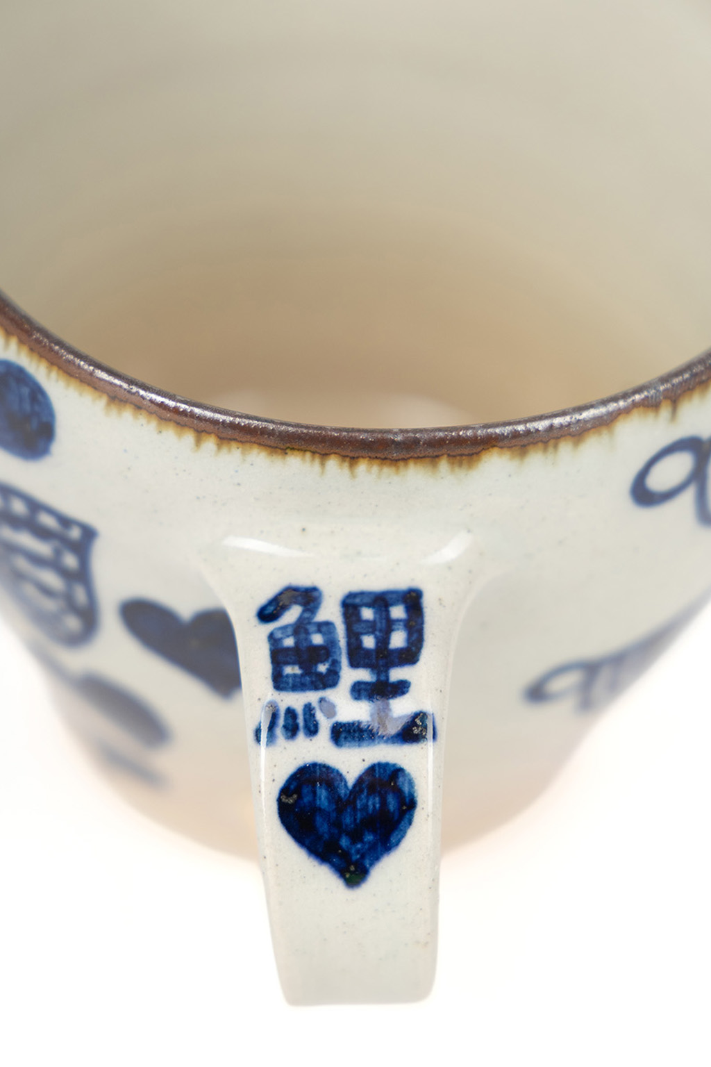 The Art of Japanese Ceramics - Ikuko - Lovely Koi-Carp Ceramic Mug - Large