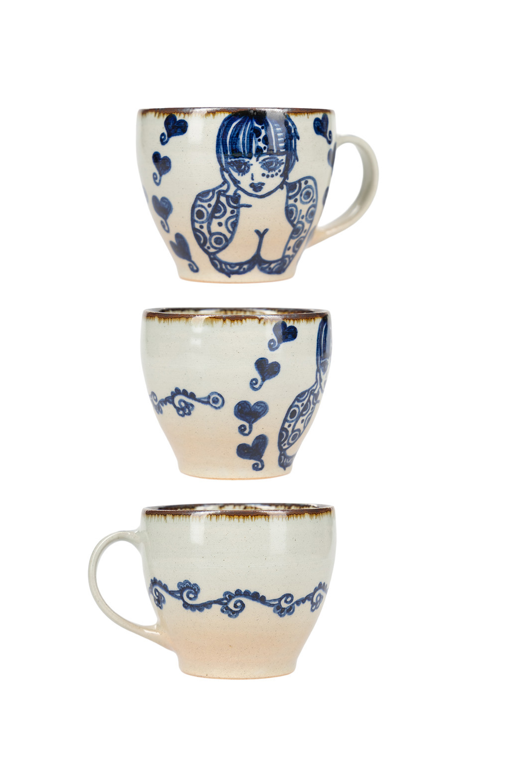 The Art of Japanese Ceramics - Ikuko - Sexy Girl Ceramic Mug - Large