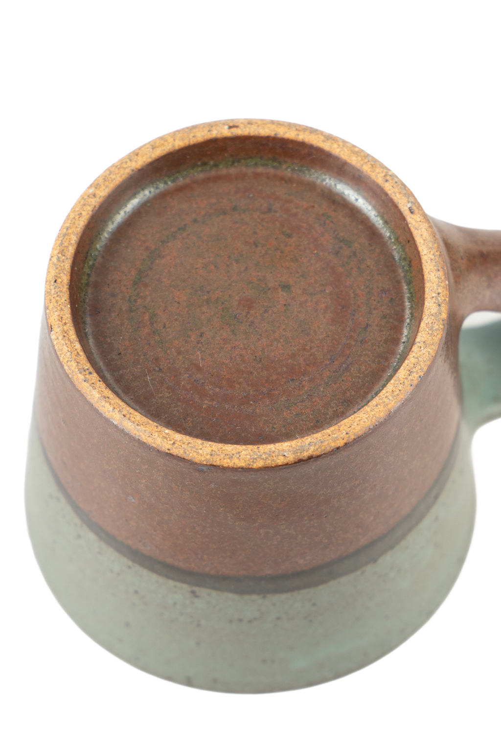 The Art of Japanese Ceramics - Satoko - Mug Cup - Broad - Brown-Teal