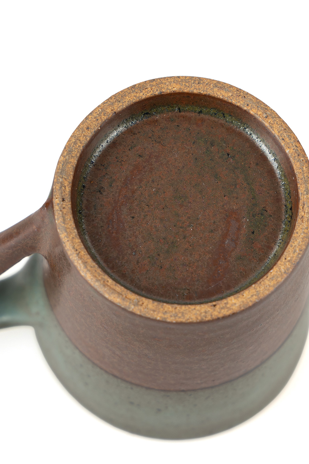 The Art of Japanese Ceramics - Satoko - Mug Cup - Large - Brown-Teal