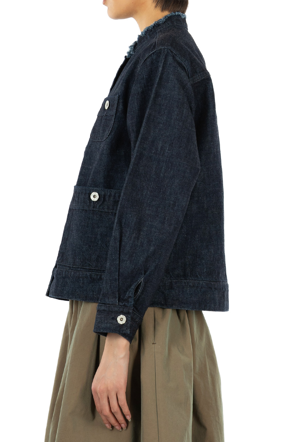 Tigre Brocante - 13.5oz Cut-Off Denim Jacket