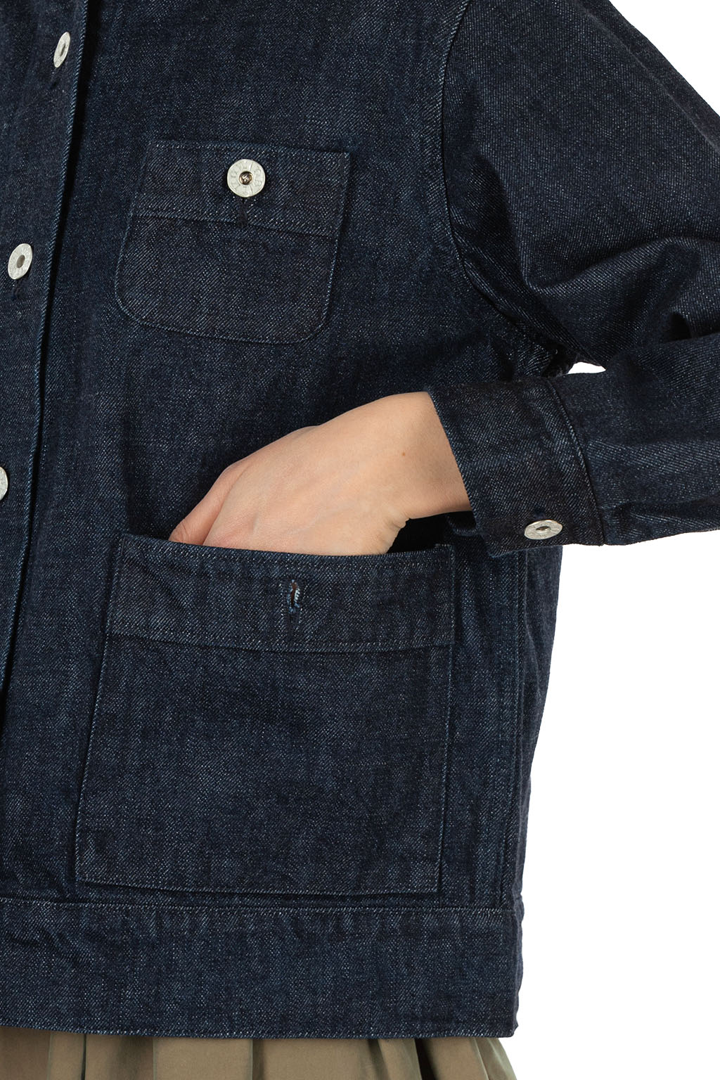 Tigre Brocante - 13.5oz Cut-Off Denim Jacket