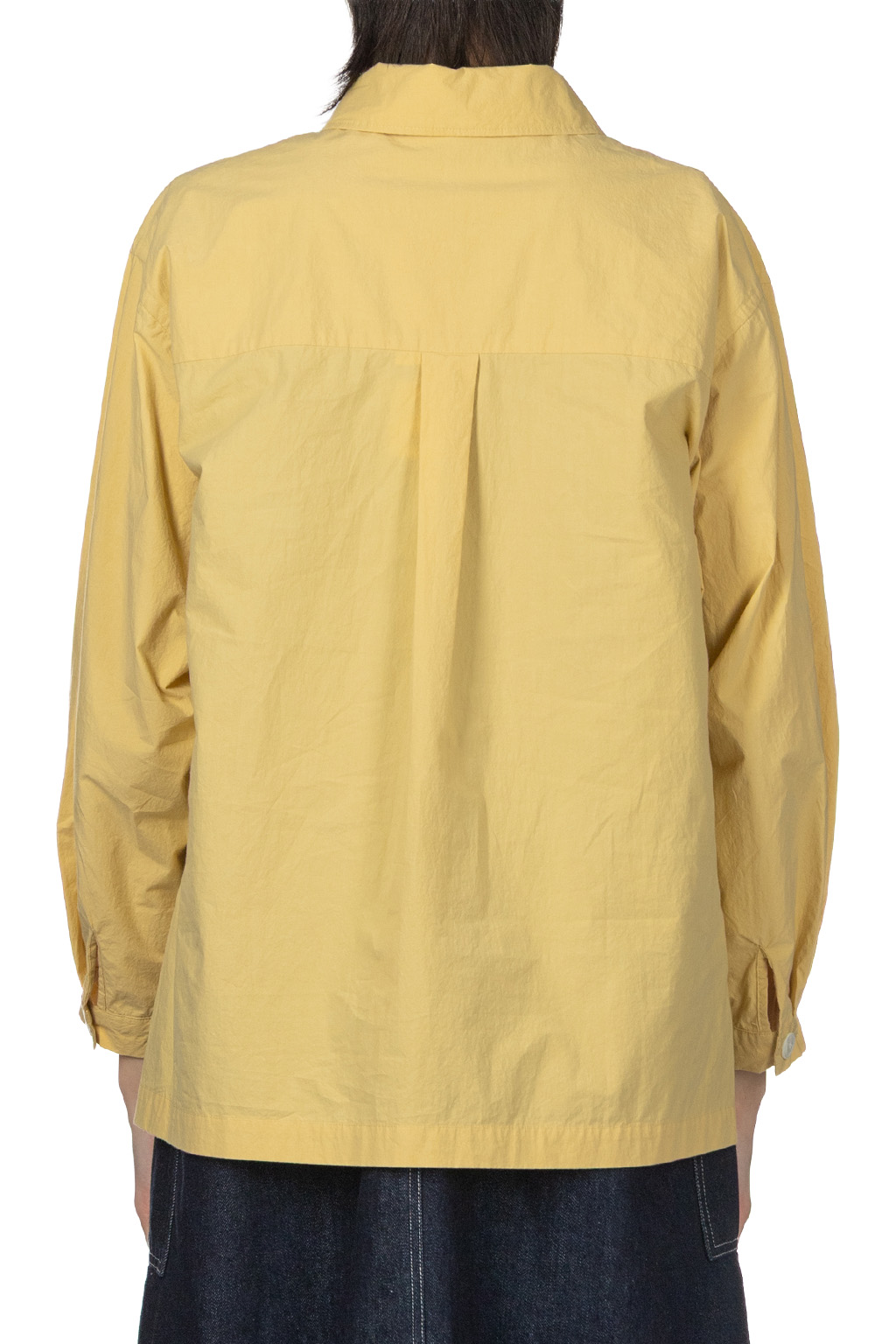 Tigre Brocante - 80 Typewriter Collar Shawl Shirt - Yellow