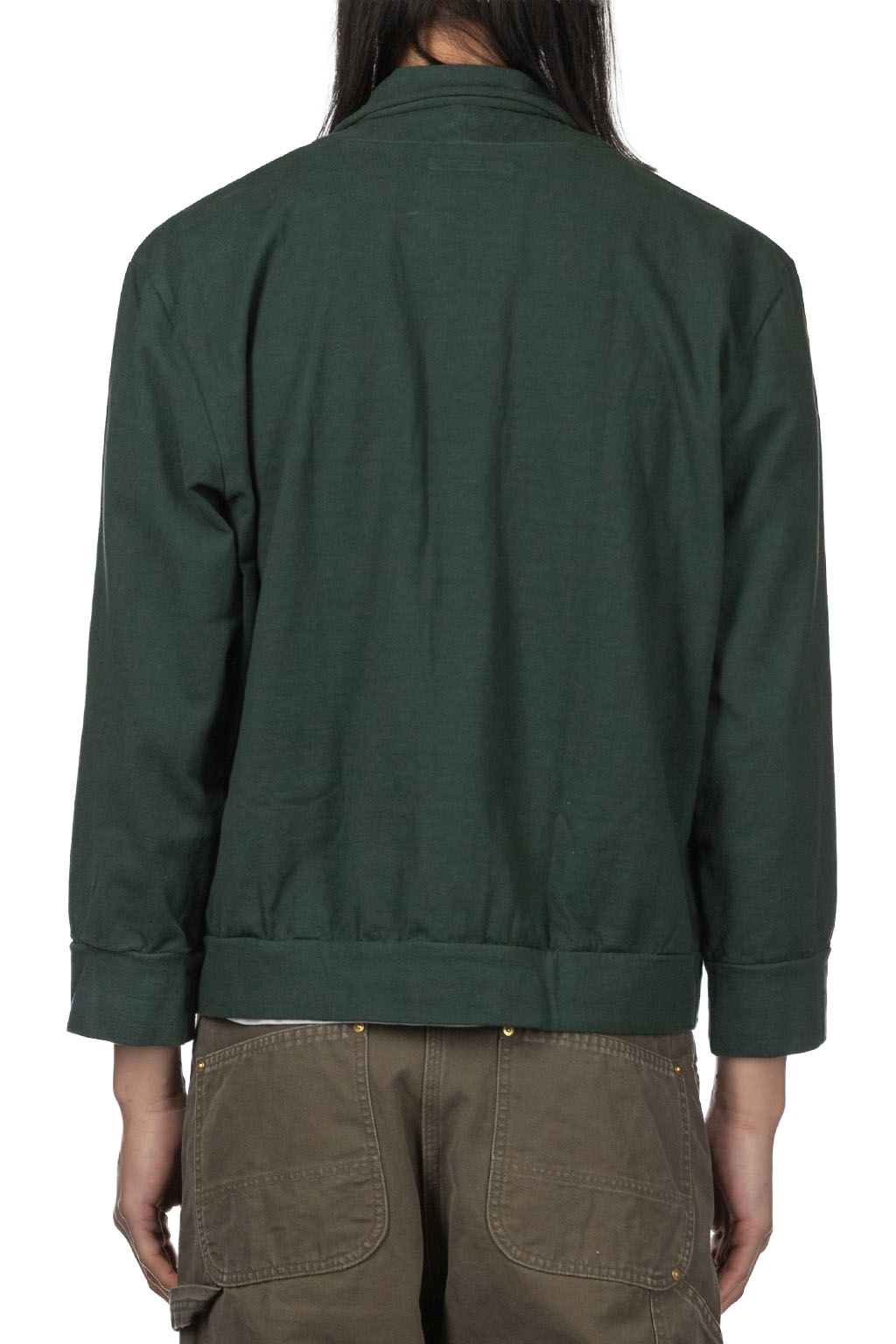Tigre Brocante - Hard Jersey Old School Skipper Cardigan - Green
