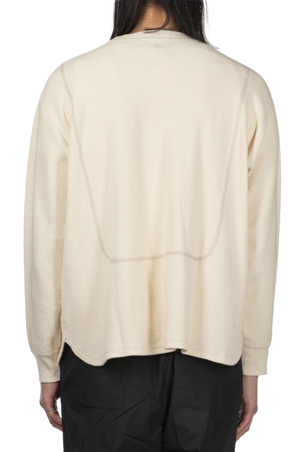 Tigre Brocante - Honeycomb Waffle 3 Seam LS Pullover - Natural