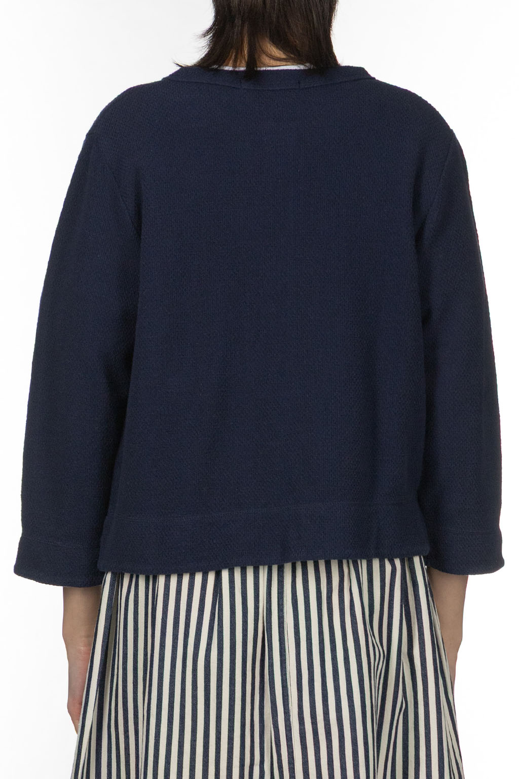 Tigre Brocante - Honeycomb Waffle Komodo Bolero Cardigan - Navy