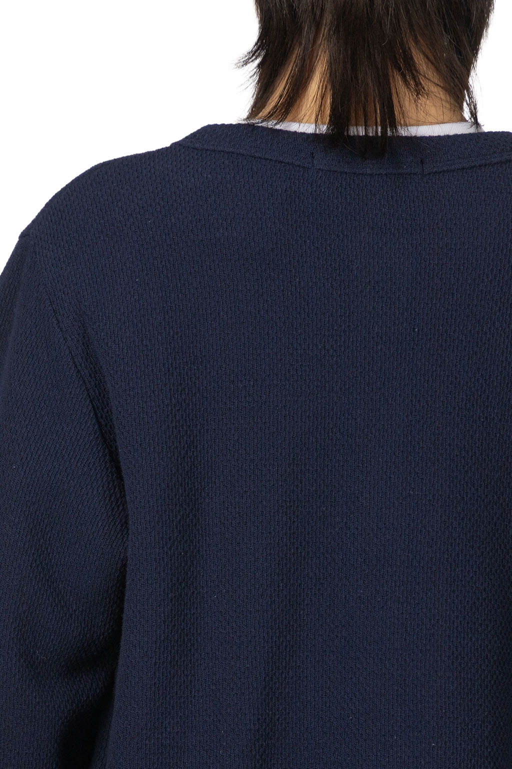 Tigre Brocante - Honeycomb Waffle Komodo Bolero Cardigan - Navy