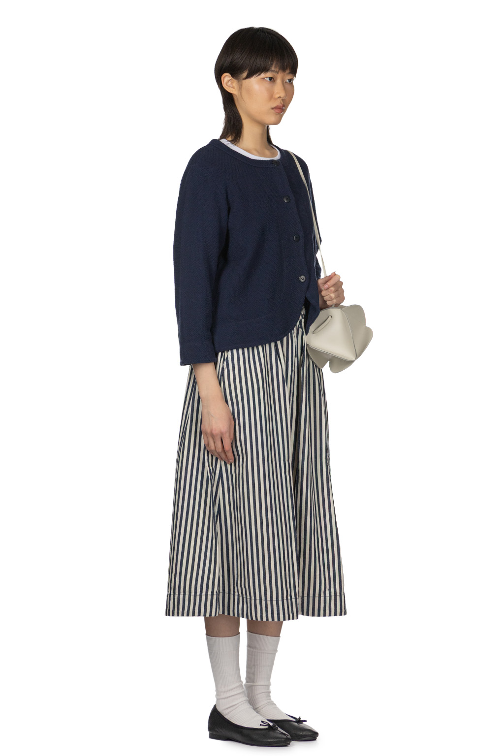 Tigre Brocante - Honeycomb Waffle Komodo Bolero Cardigan - Navy