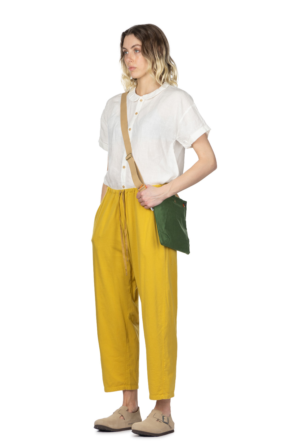 Tigre Brocante - Organic Cotton Kurta Pants - Yellow