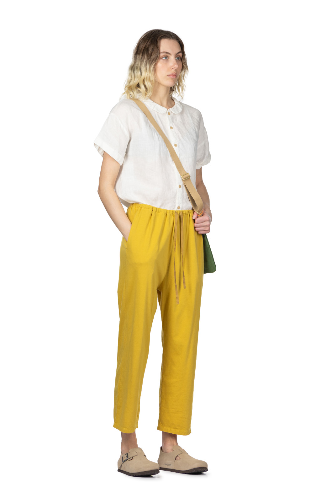Tigre Brocante - Organic Cotton Kurta Pants - Yellow