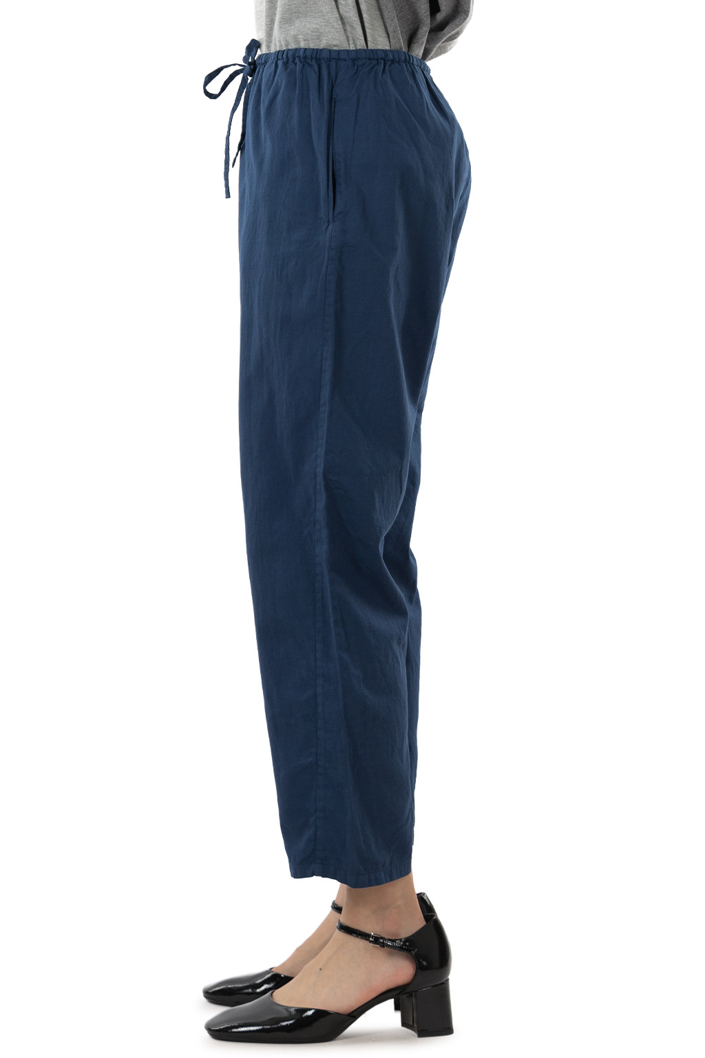 Tigre Brocante - Organic Twill Kurta Pants - Navy