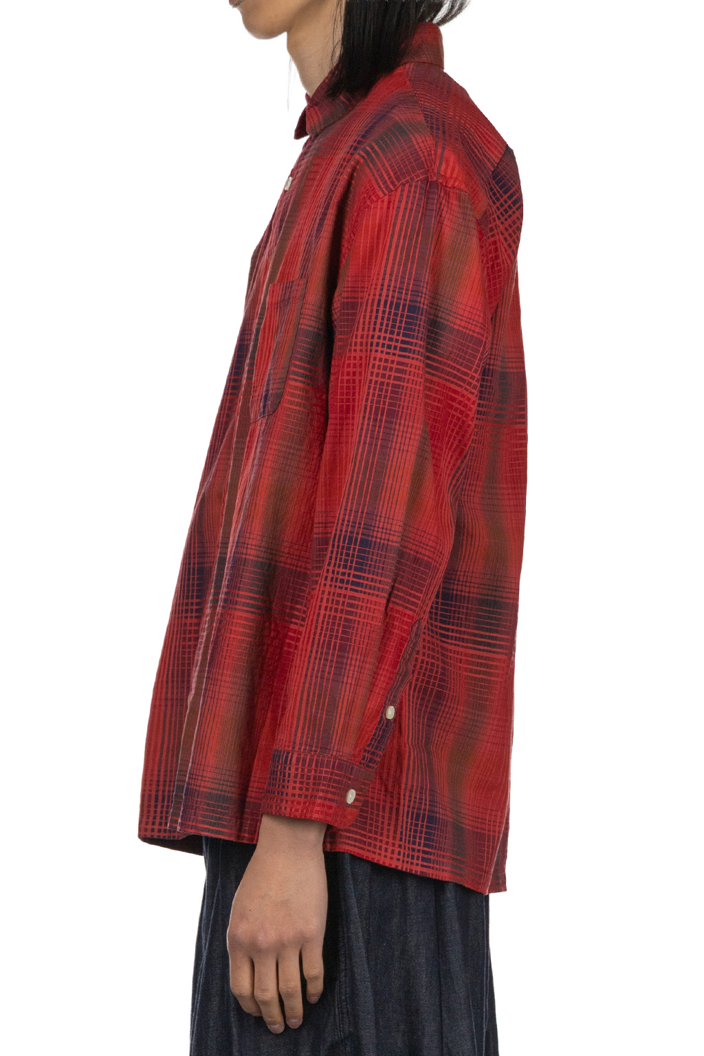 Tigre Brocante - Round Collar Venice Beach Shirt - Red