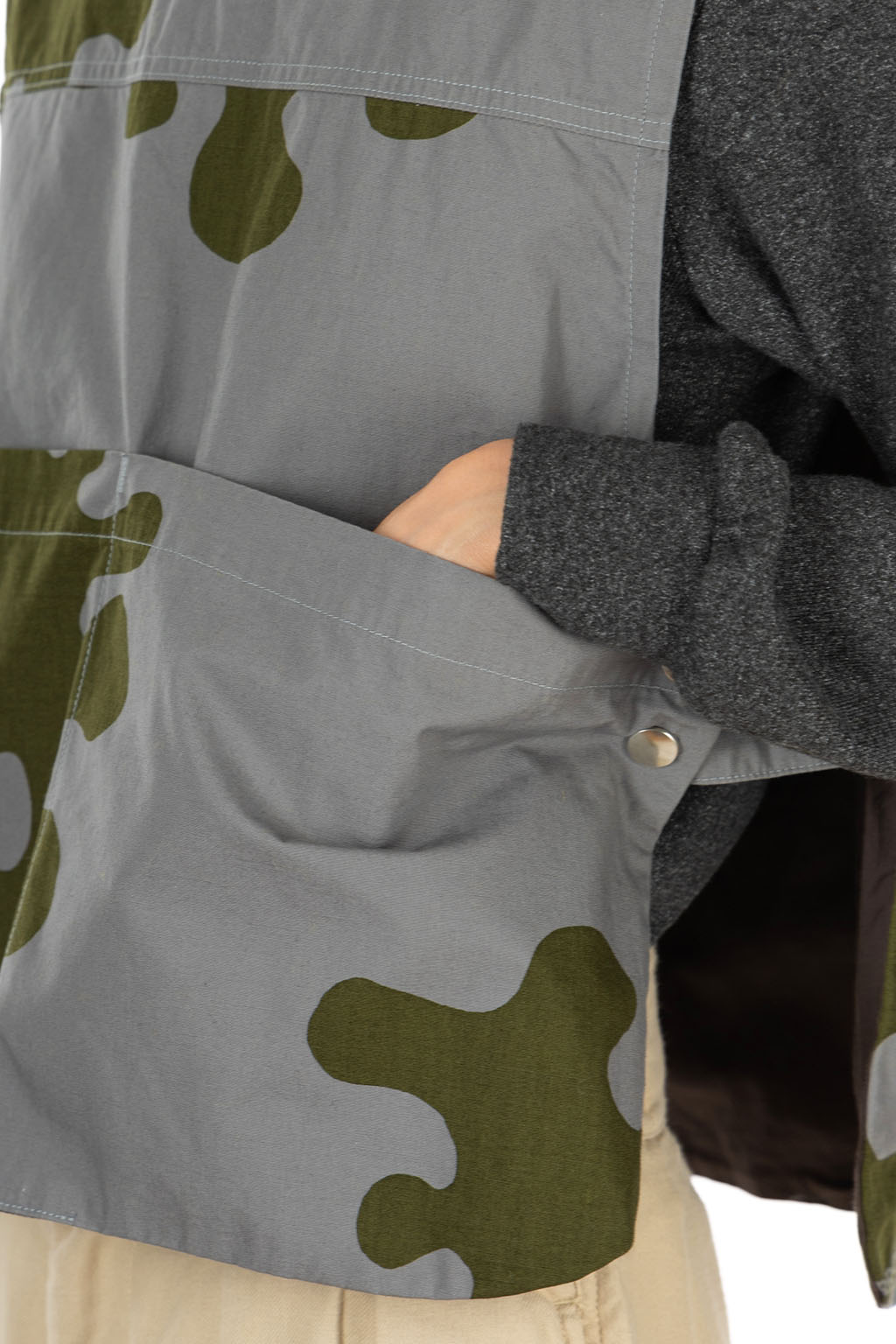 Tigre Brocante - TB Amoeba Kamo Hunting Bib Vest - Grey