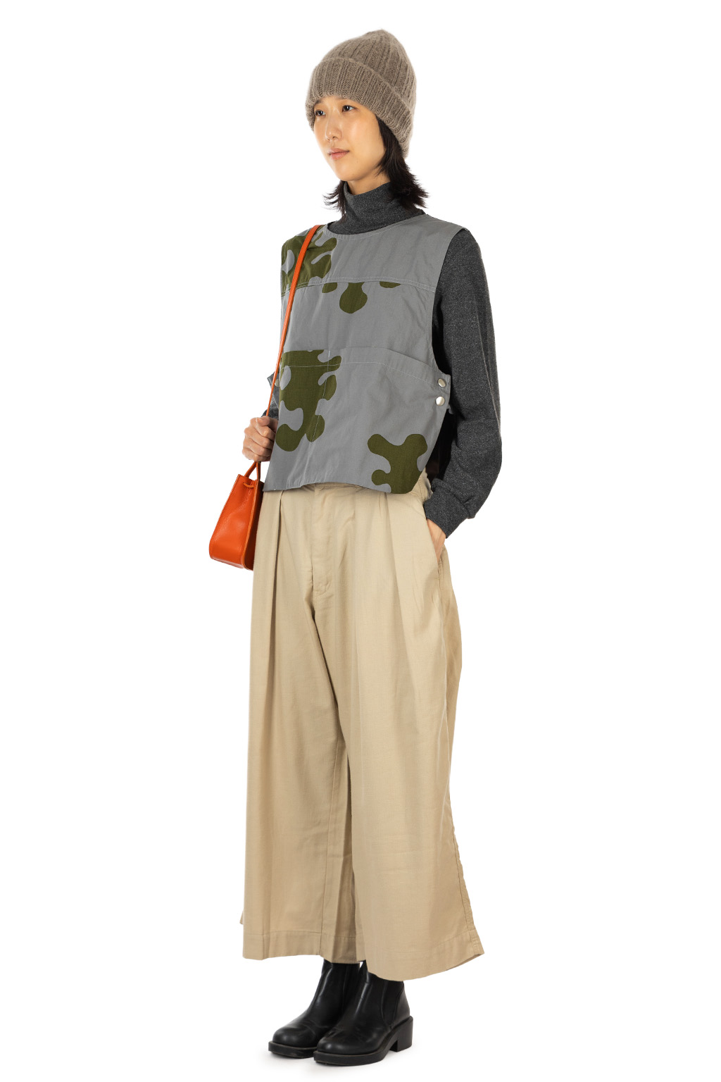 Tigre Brocante - TB Amoeba Kamo Hunting Bib Vest - Grey