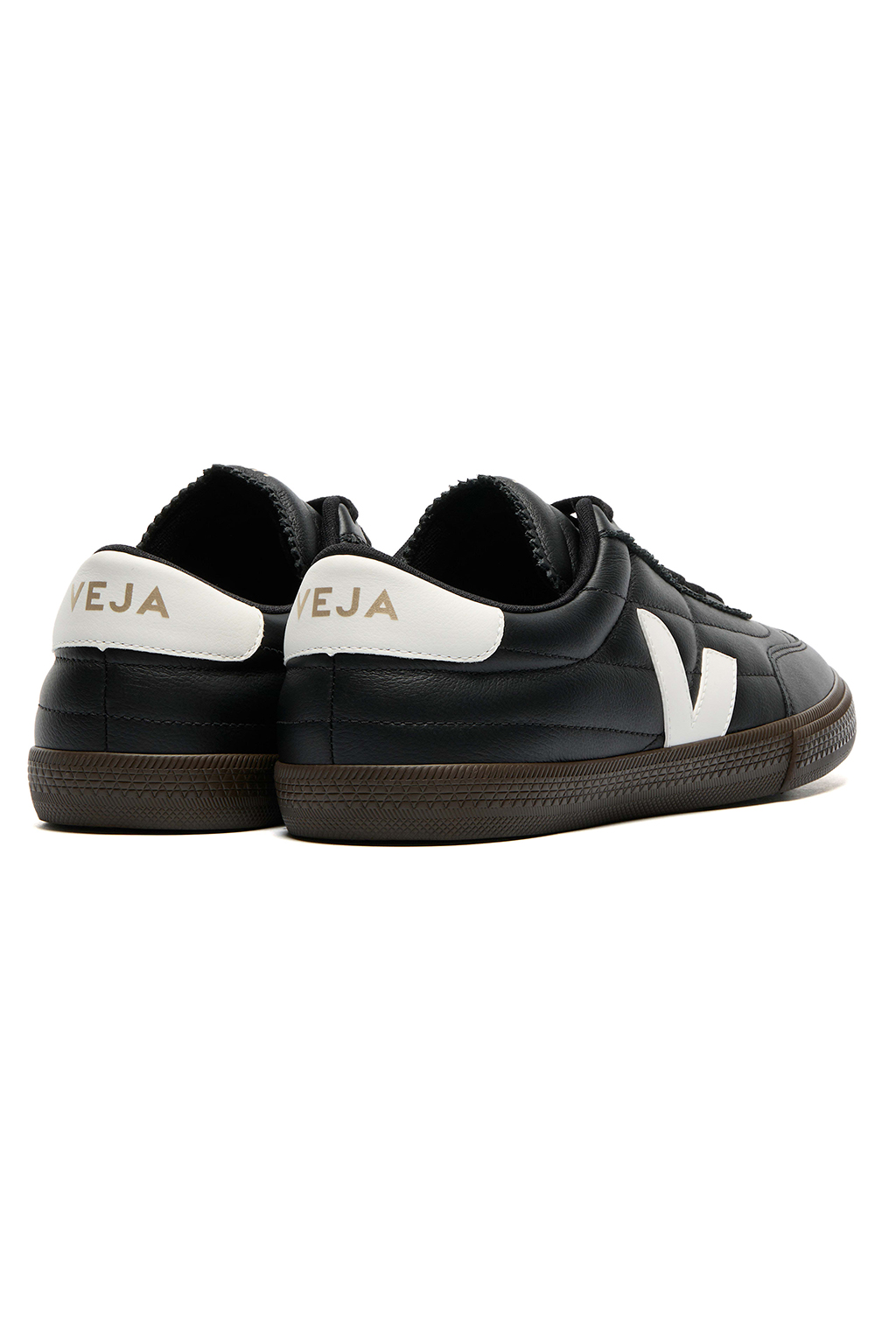 VEJA - Panenka Leather Black White