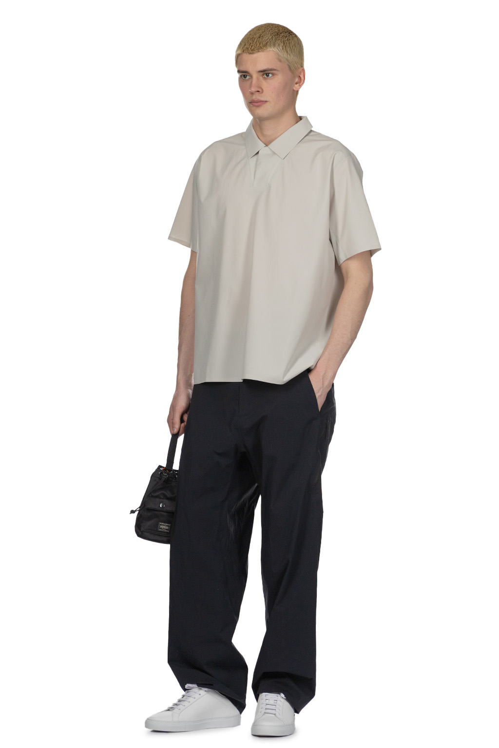 Arcteryx Veilance - Dromos Tech Polo Shirt - Dark Cocoon
