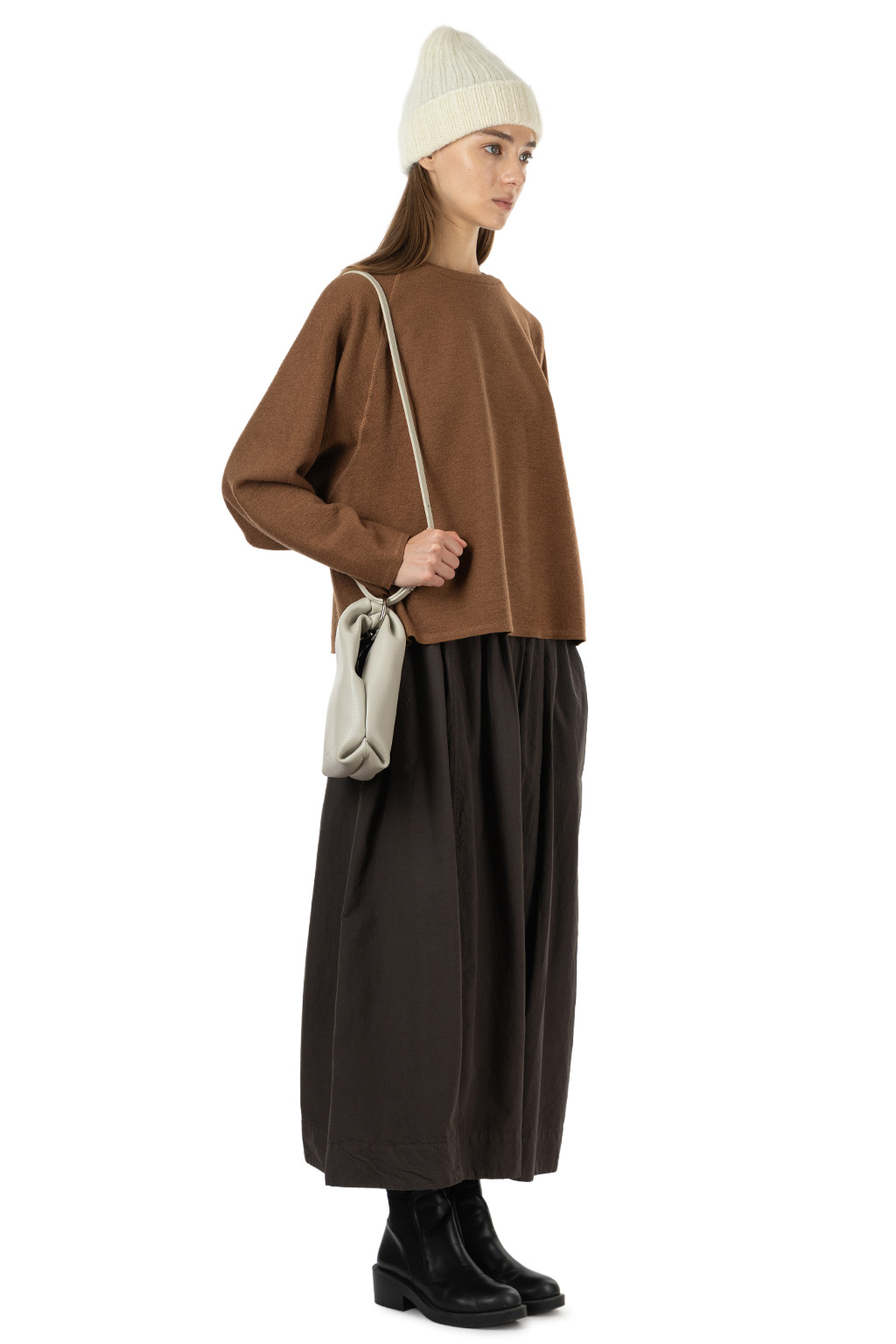 Veritecoeur - Barrel Skirt - Dark Brown
