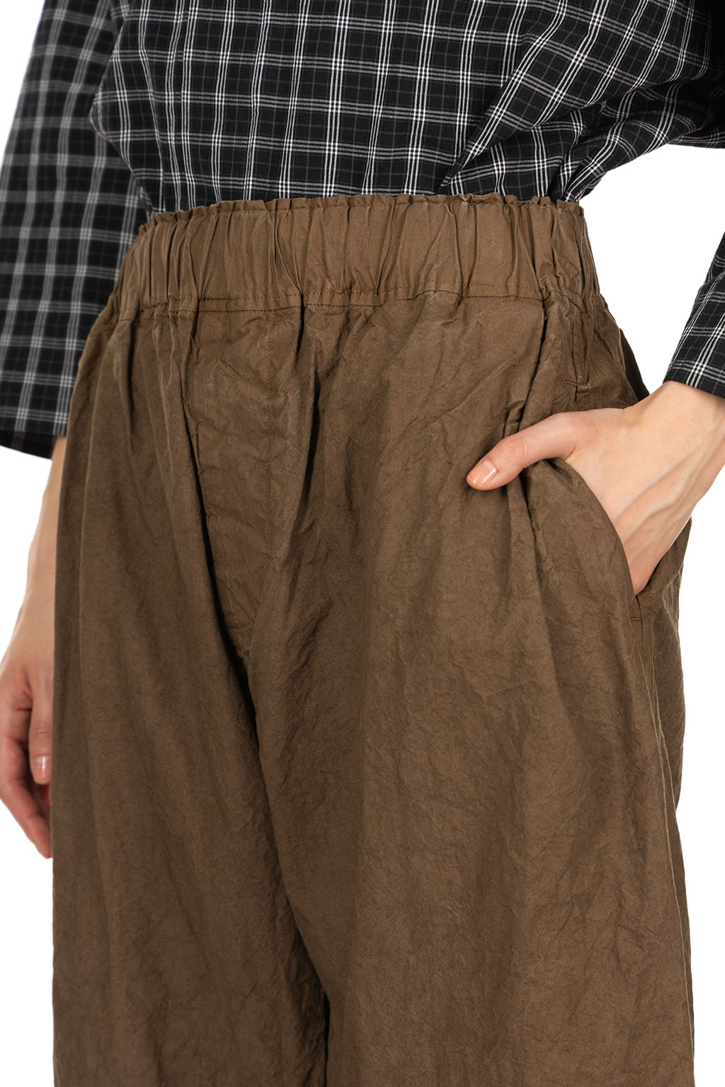 Veritecoeur - Garment Dye Pants - Brown
