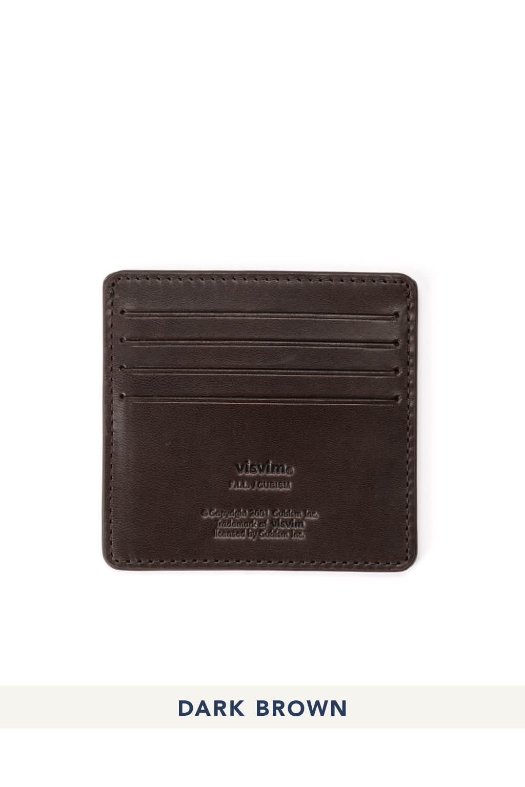 VISVIM - Leather Card Case - 4 Color Choices