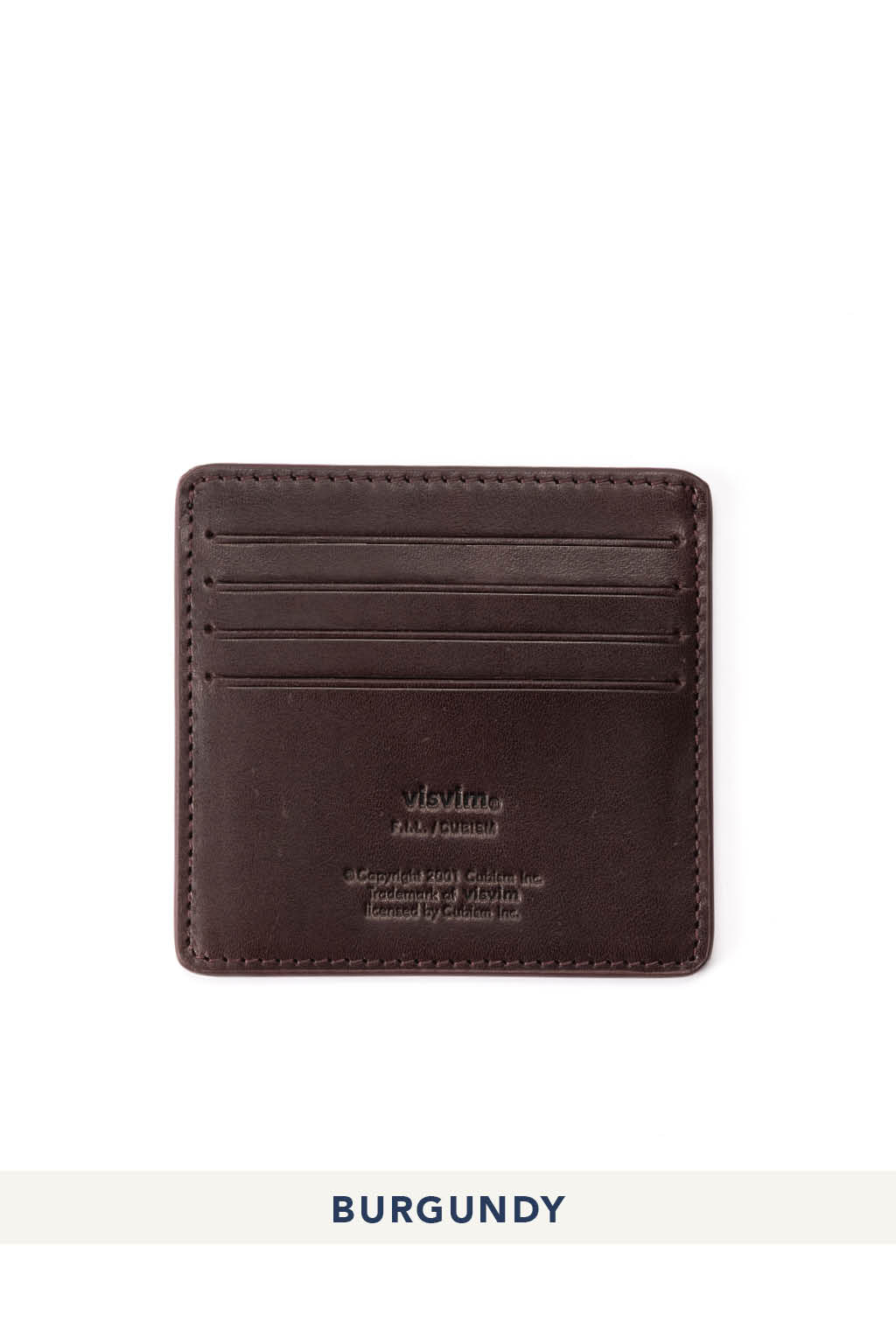 VISVIM - Leather Card Case - 4 Color Choices