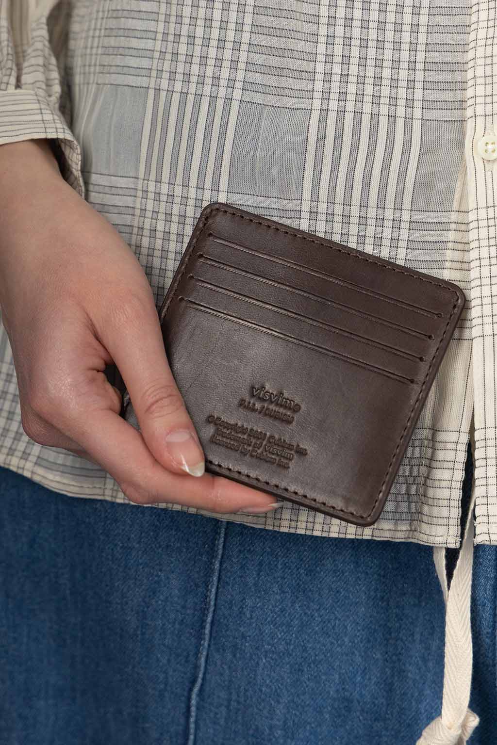 VISVIM - Leather Card Case - 4 Color Choices