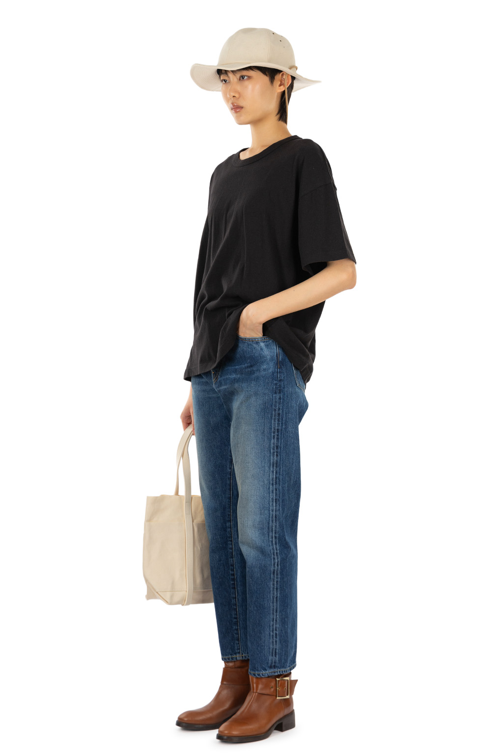 VISVIM - Ultimate Jumbo Tee SS W - Black