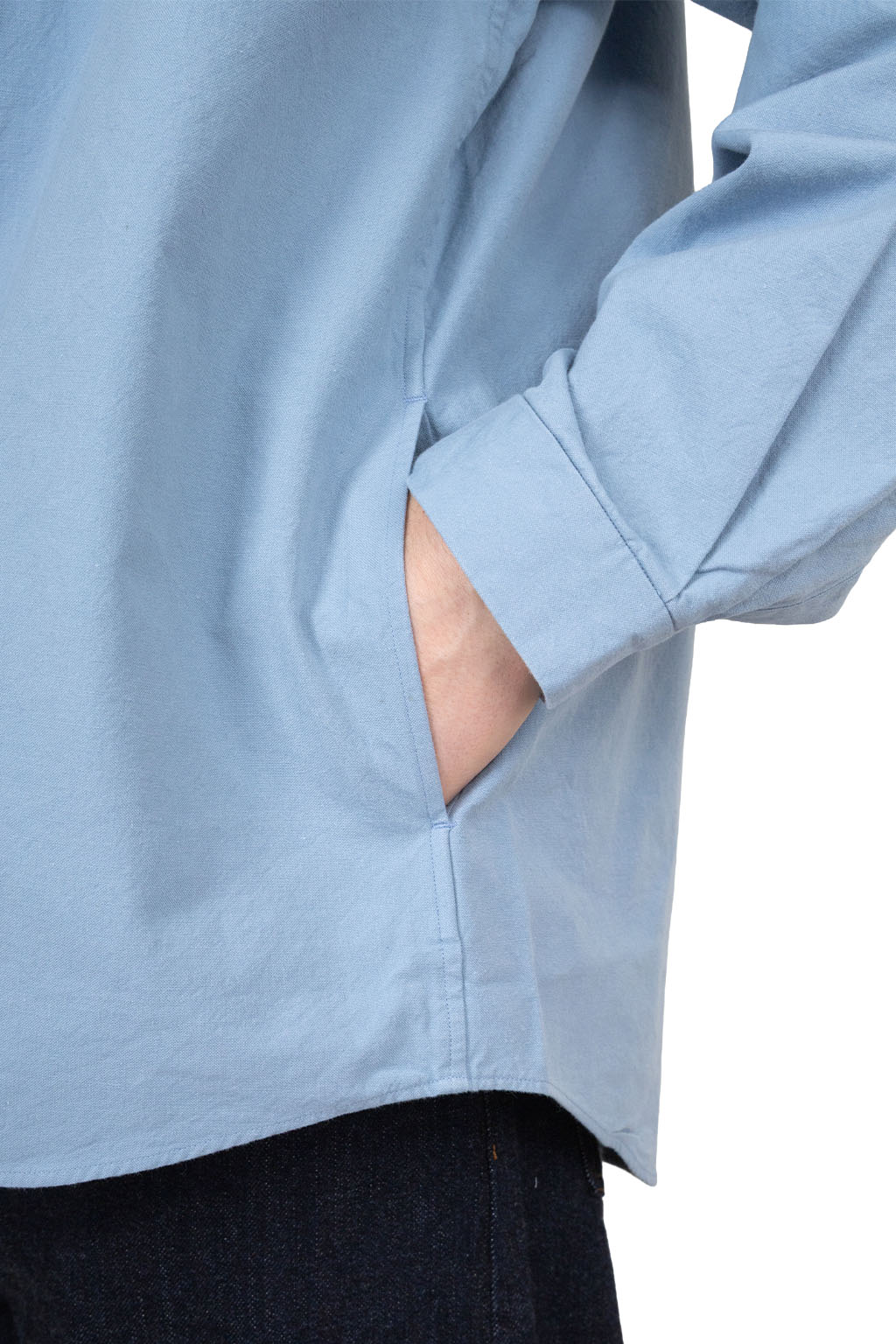 YAECA - Comfort Shirt - Extra Wide - Sax 71