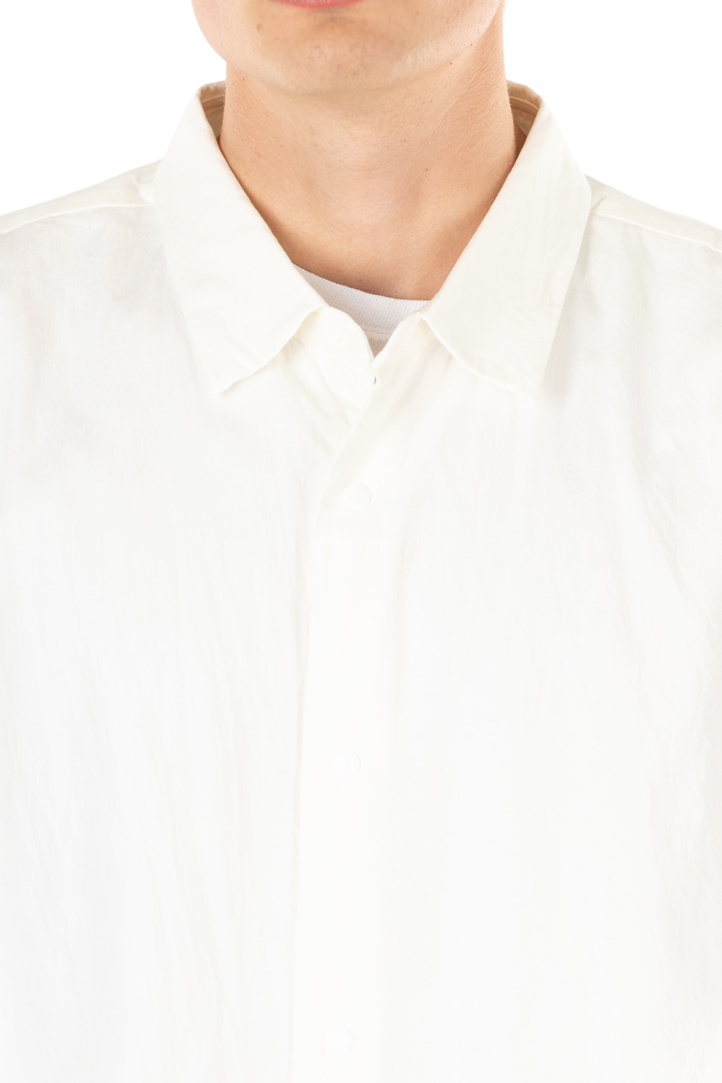 YAECA - Men's Comfort SS Shirt - Relaxed Square - White