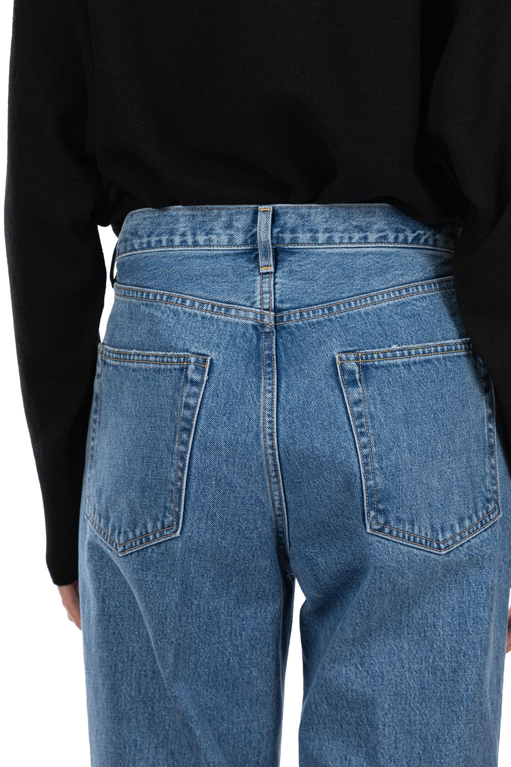 YLEVE - 13.5oz Denim Pressed Five-Pocket Pants - Indigo