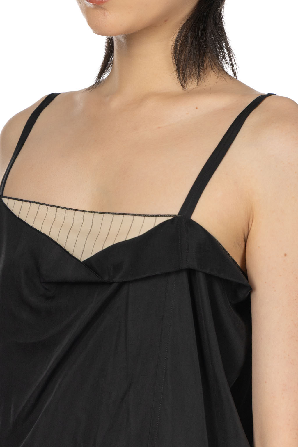 YLEVE - Cupra Twill One Piece Dress - Black