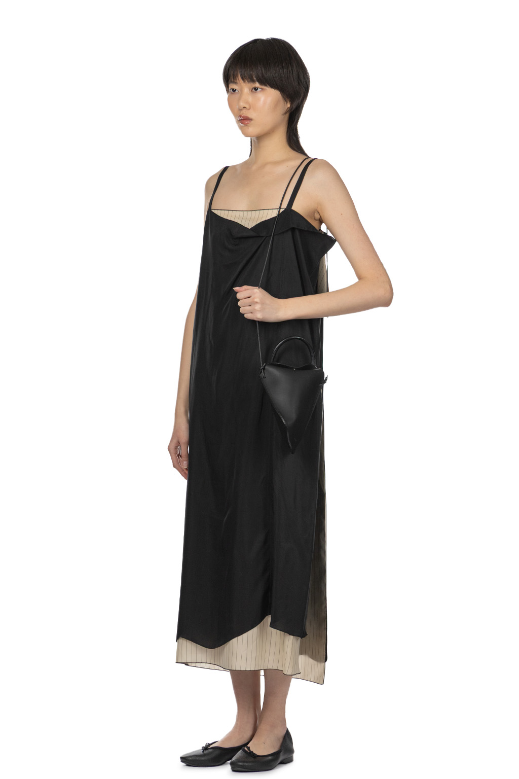 YLEVE - Cupra Twill One Piece Dress - Black
