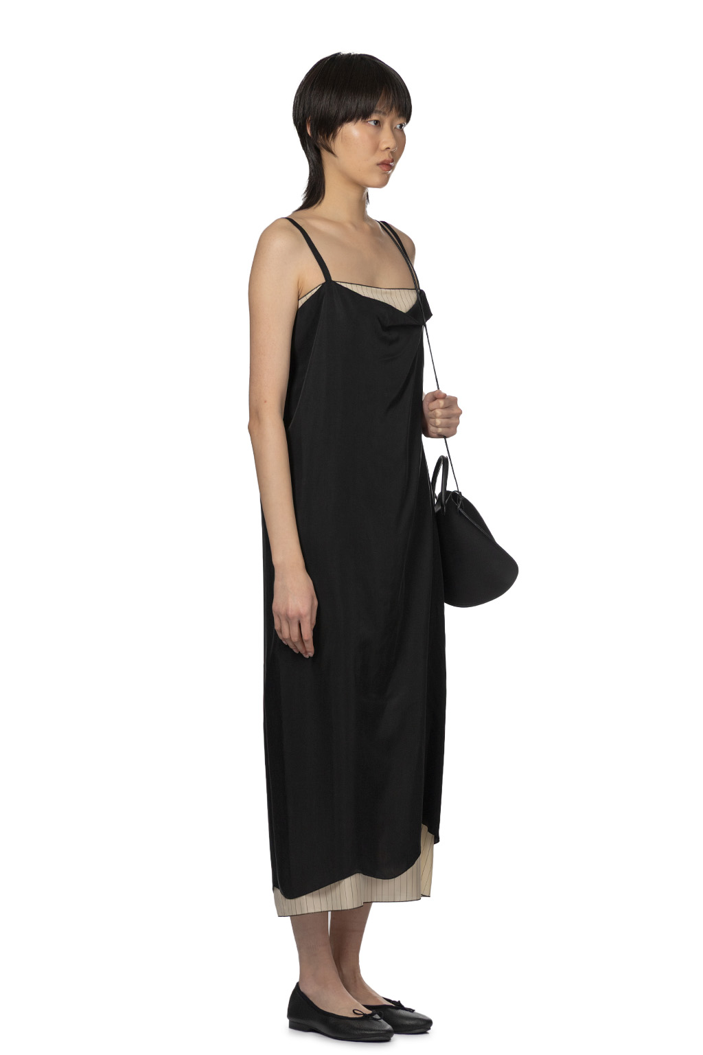 YLEVE - Cupra Twill One Piece Dress - Black