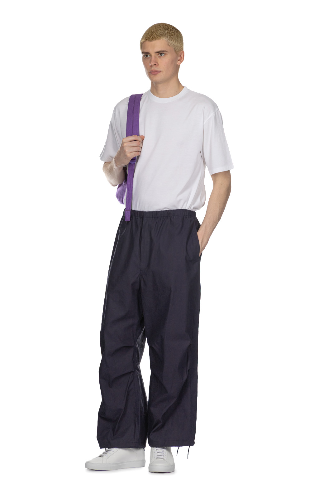 YLEVE - High-Density Cotton Broad M-51 Twill - Navy