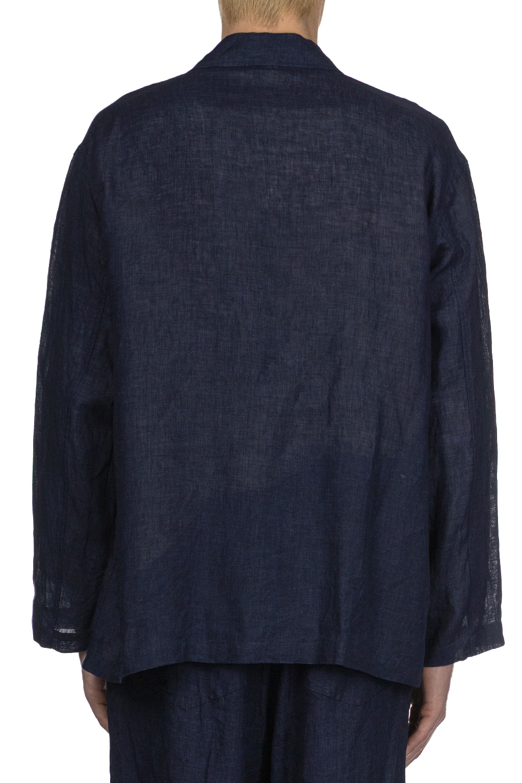 YLEVE - Linen Poplin Jacket - Navy