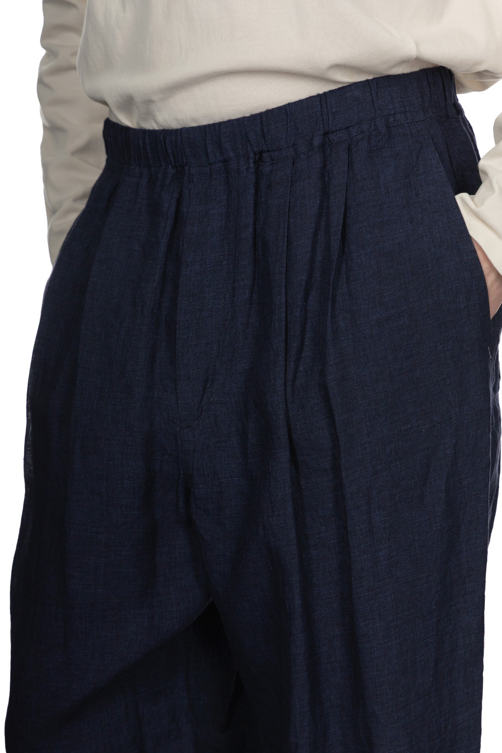 YLEVE - Linen Poplin Twill - Navy