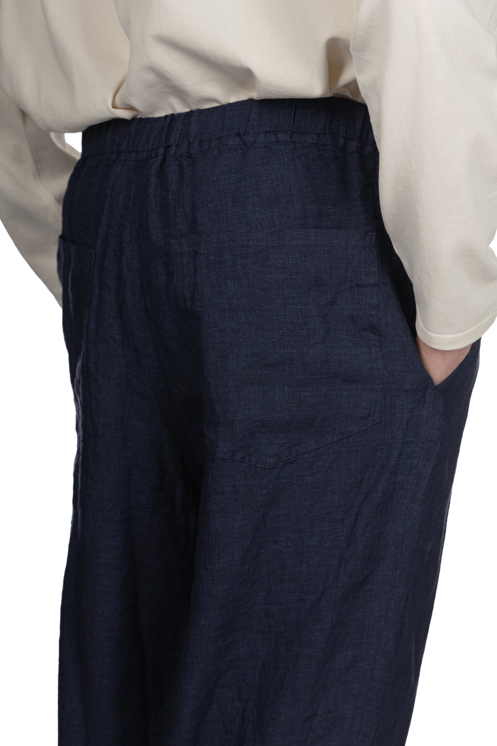 YLEVE - Linen Poplin Twill - Navy