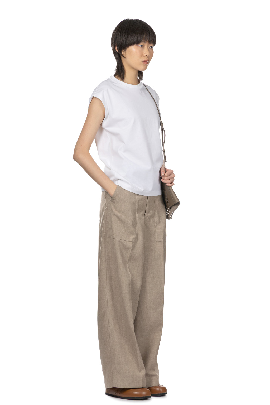 YLEVE - Organic Cotton Bio Non Stretch Tee - White