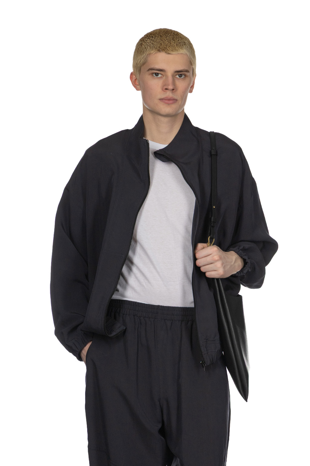 YLEVE - Rayon Vintage Blazer - Navy