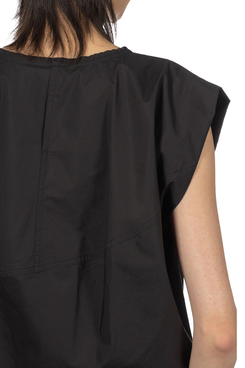 YLEVE - Suvin Cotton Typewriter Pullover Blouse- Black