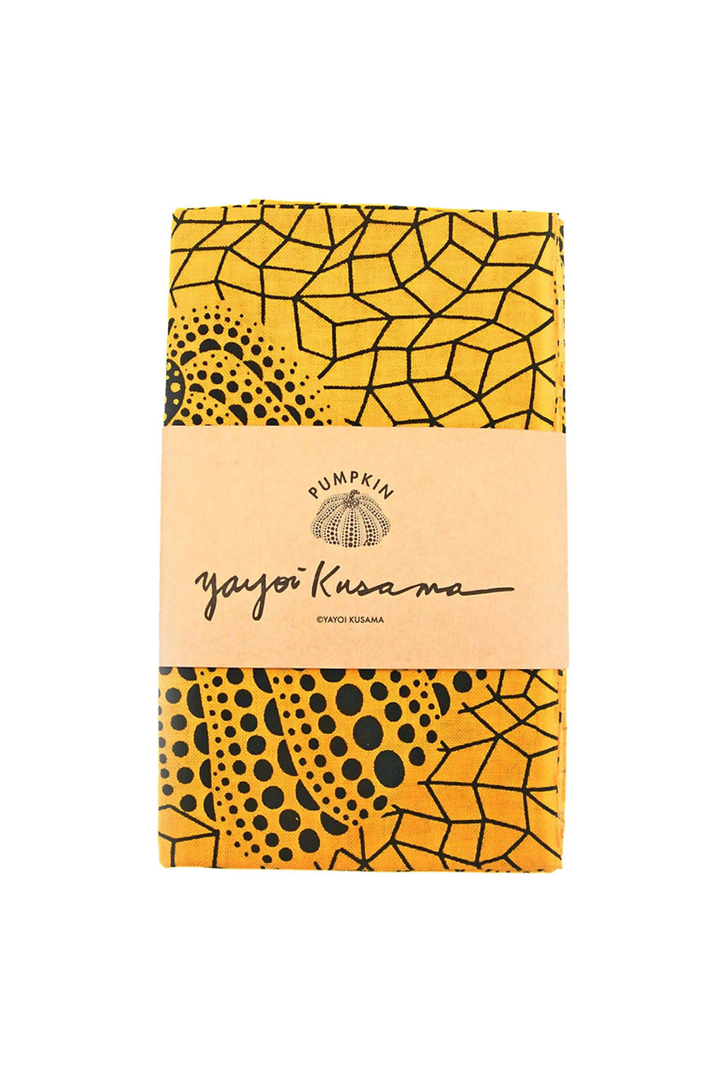 Yayoi Kusama - Japanese Towel - Pumpkin Yellow