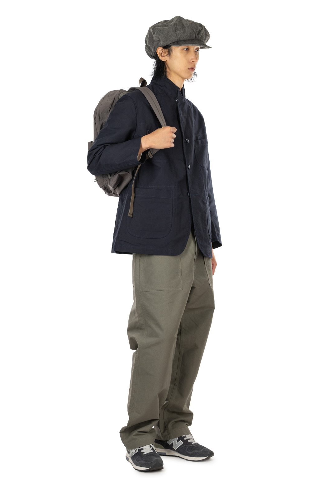 amiacalva Split Yarn Backpack - Grey