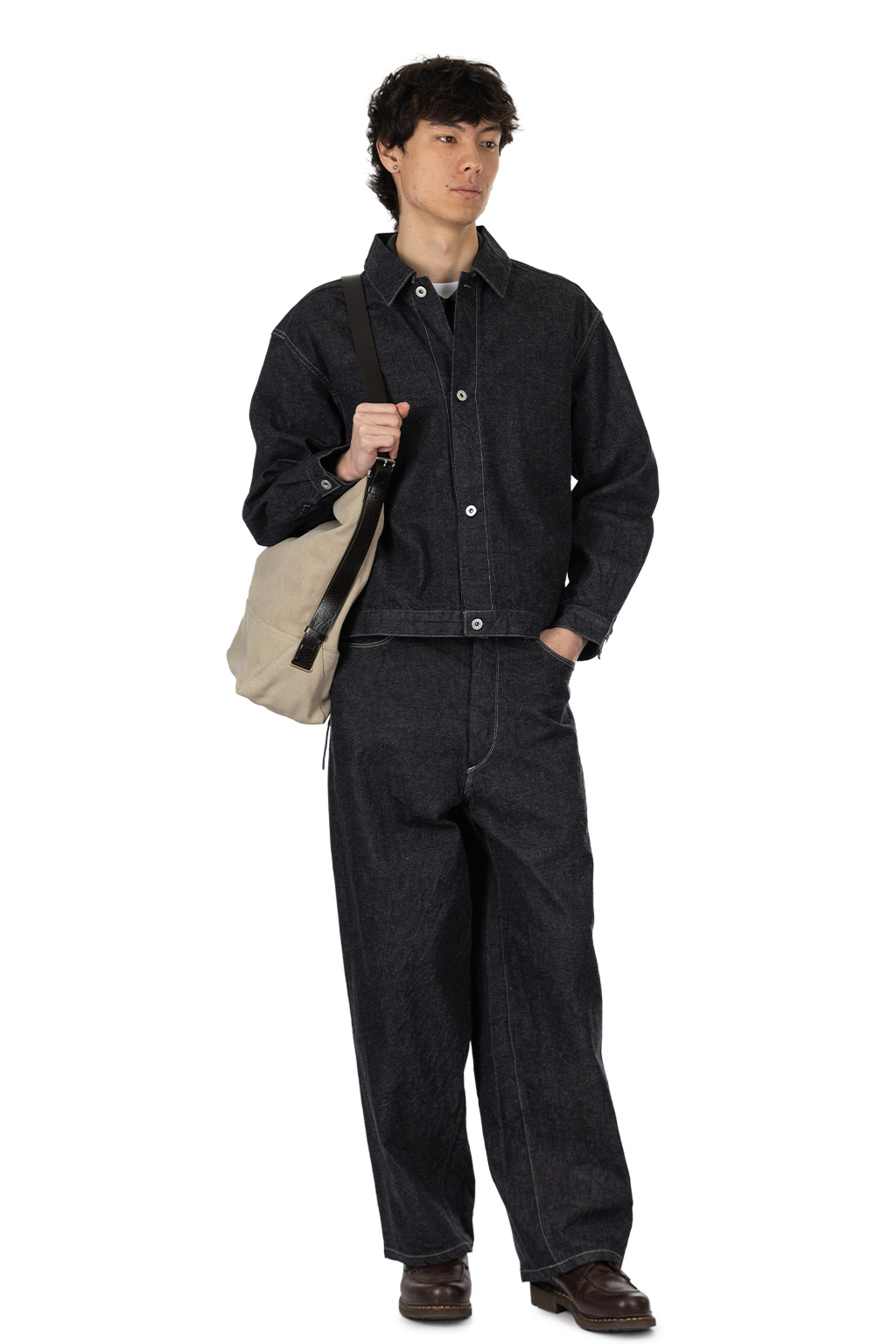 blurhms - 12.9oz Denim Proto Jacket - Indigo