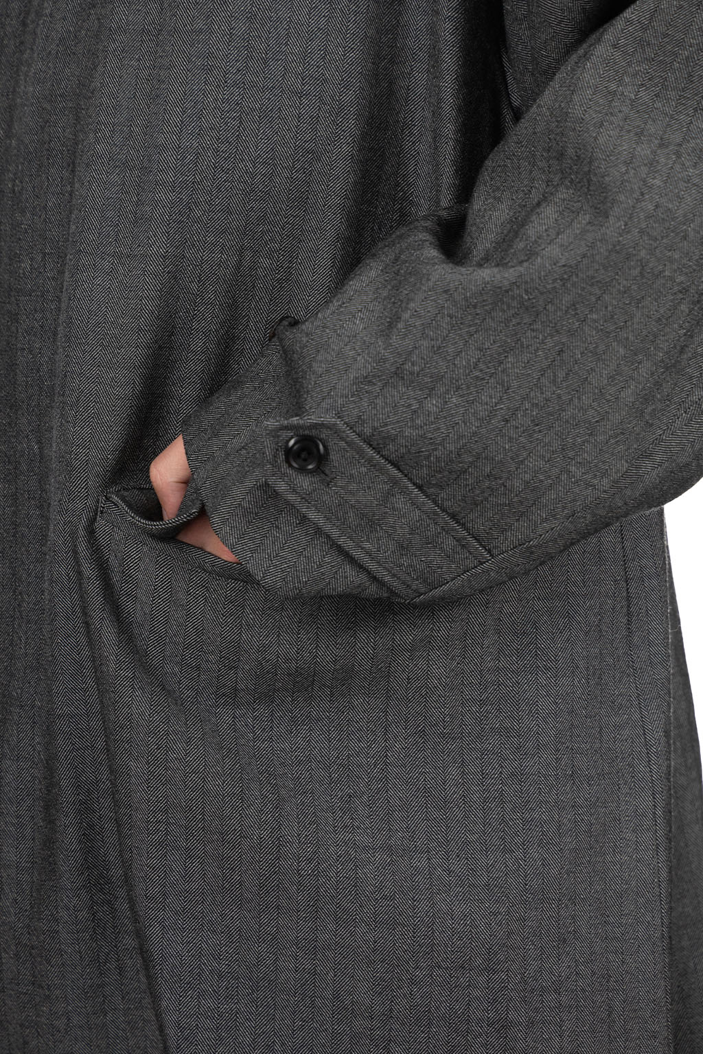 Markaware - Raglan Sleeve Coat - Herringbone