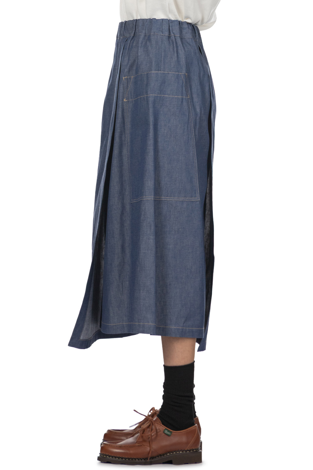 nicholson & nicholson - HEART-DENIM Skirt - Blue