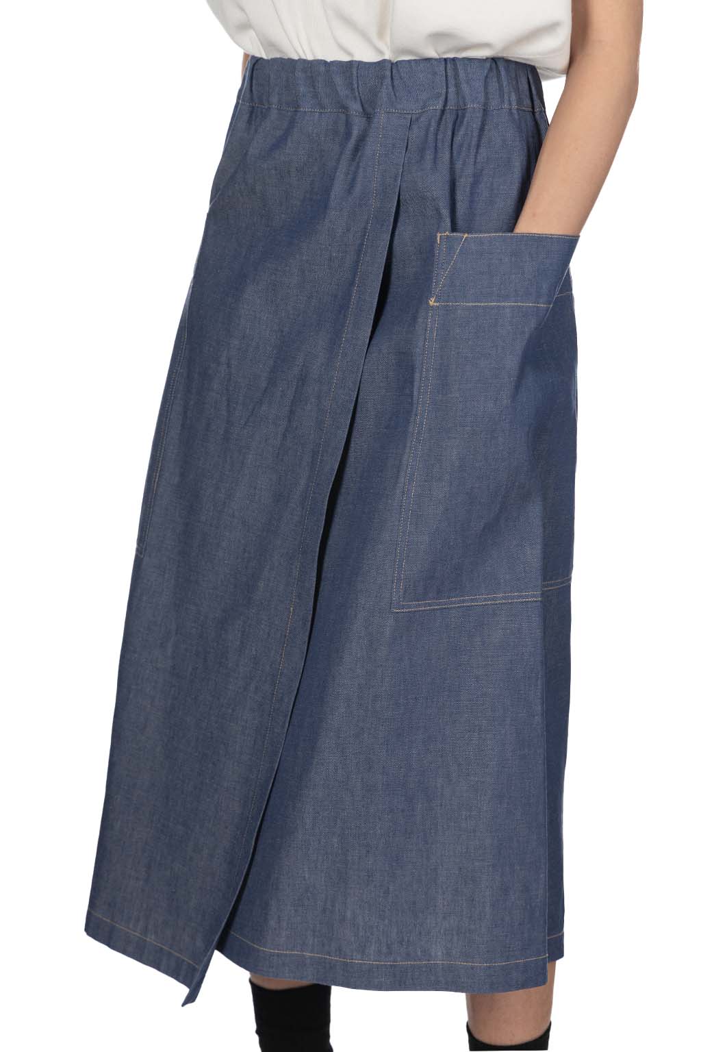 nicholson & nicholson - HEART-DENIM Skirt - Blue