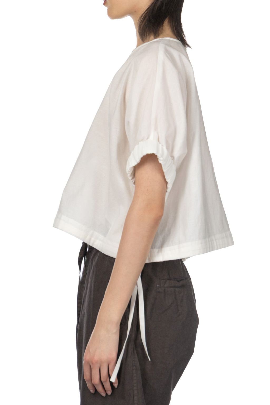 nicholson & nicholson - LEMON-SILK Top - White