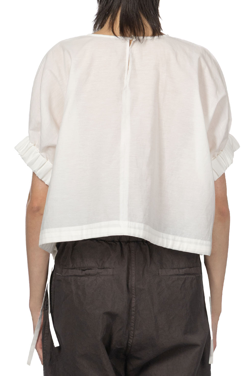 nicholson & nicholson - LEMON-SILK Top - White